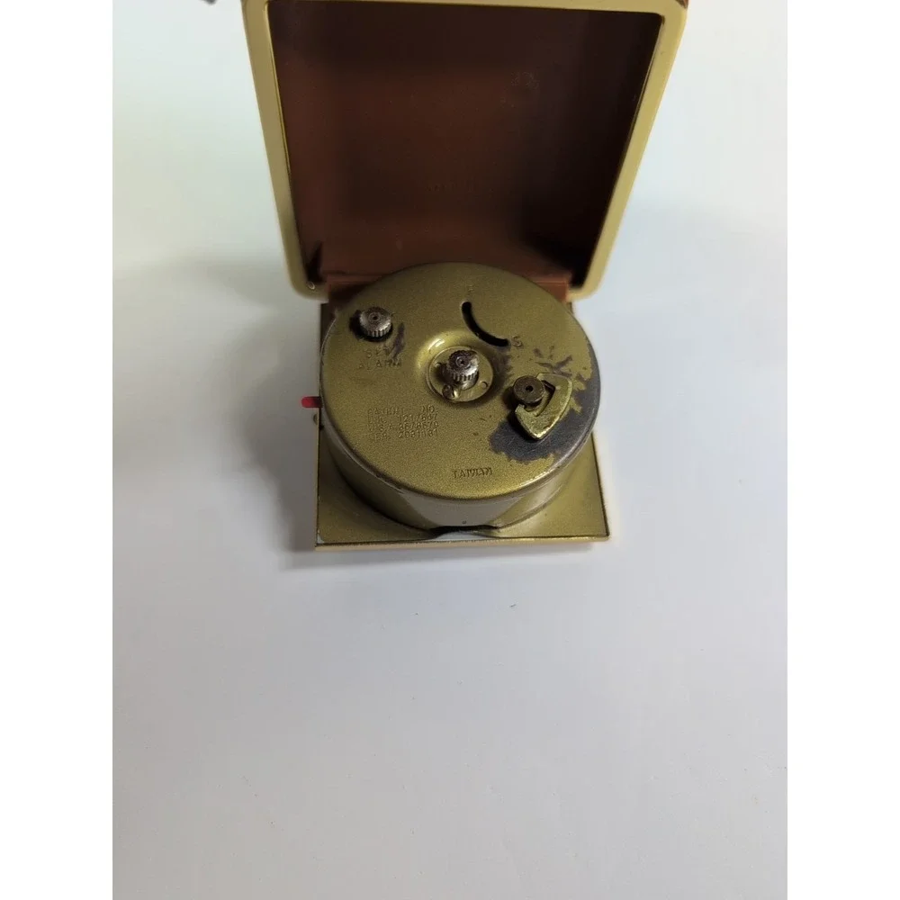 Vintage Seth Thomas Folding Travel‎ Alarm Clock - 3